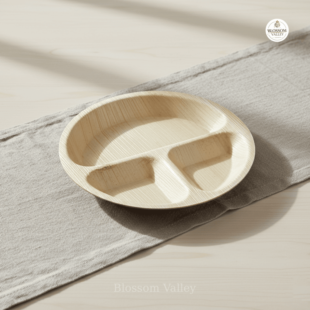 Round Compartment Plate