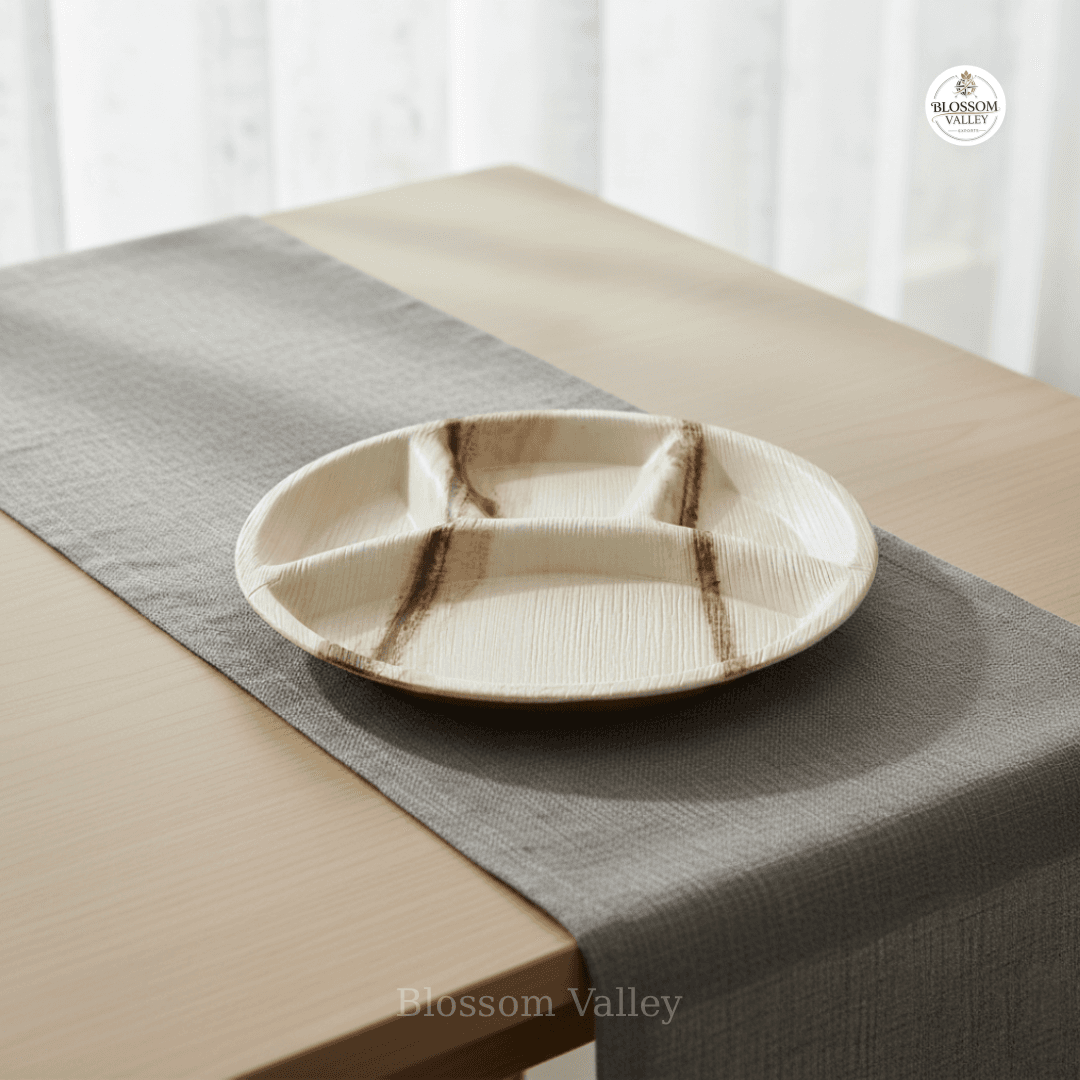 Round Compartment Plate