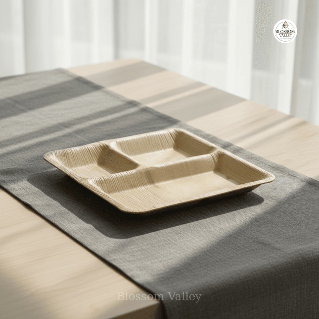 Square Compartment Plates