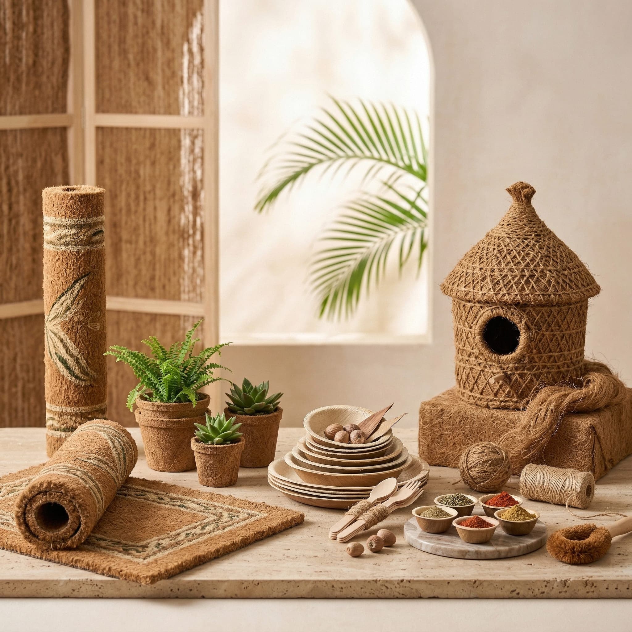 Natural fibre export products